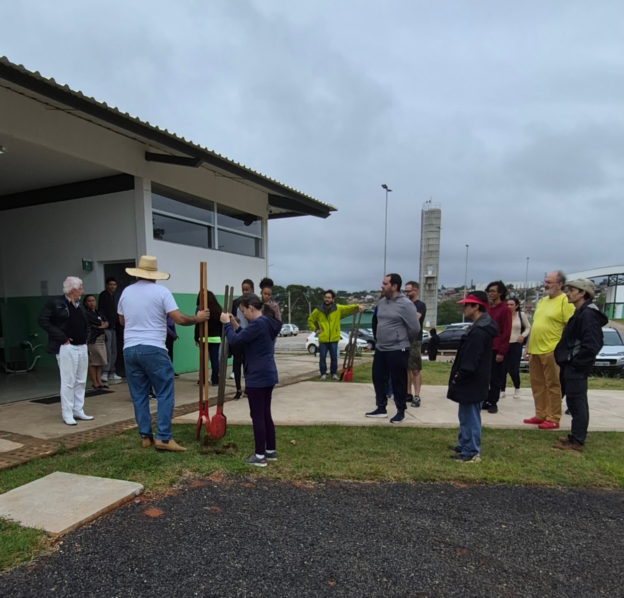 Registro do plantio no IFSP Bauru em 13 de junho de 2026