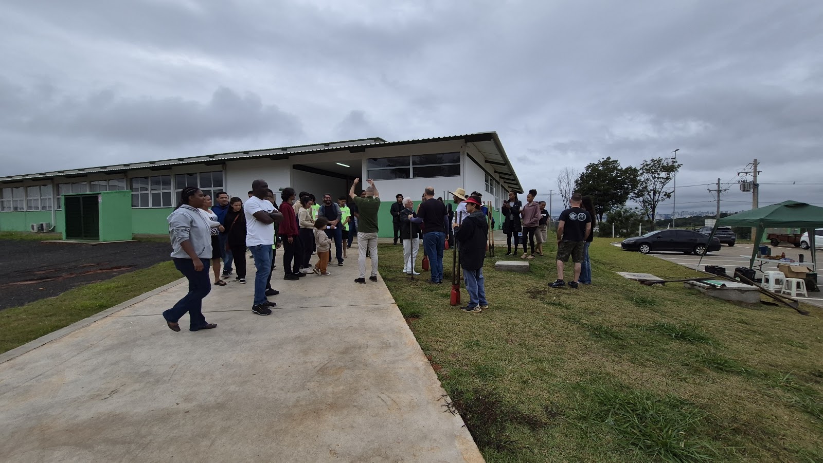Registro do plantio no IFSP Bauru em 13 de junho de 2026